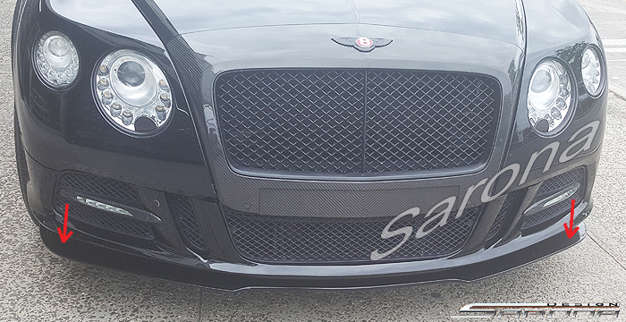 Custom Bentley GTC  Convertible Front Bumper (2013 - 2016) - Call for price (Part #BT-035-FB)